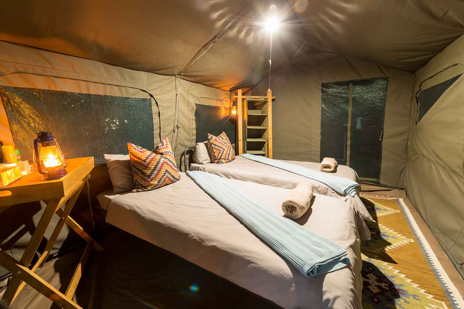 Xobega guest tent interior