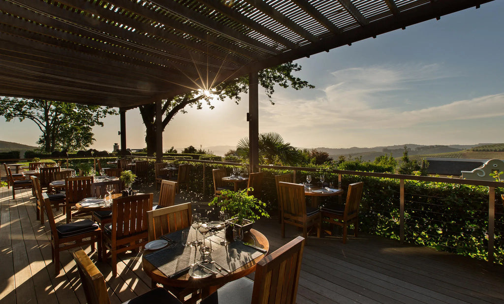Indochine Restaurant at Delaire Graff Wine Estate, Stellenbosch, South Africa.