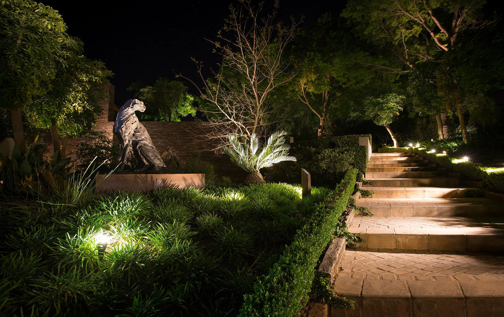 Gardens at Delaire Graff Wine Estate, Stellenbosch, South Africa.