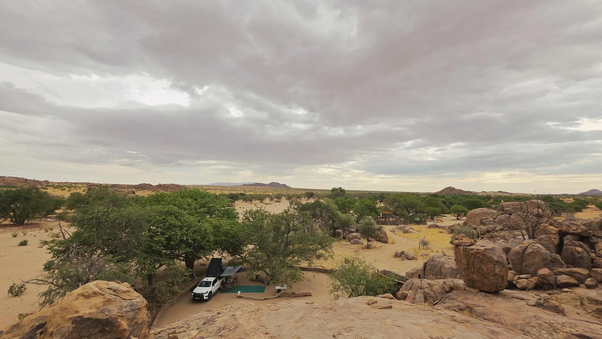 Private Campsites at Madisa Camp, Twyfelfontein, Namibia.