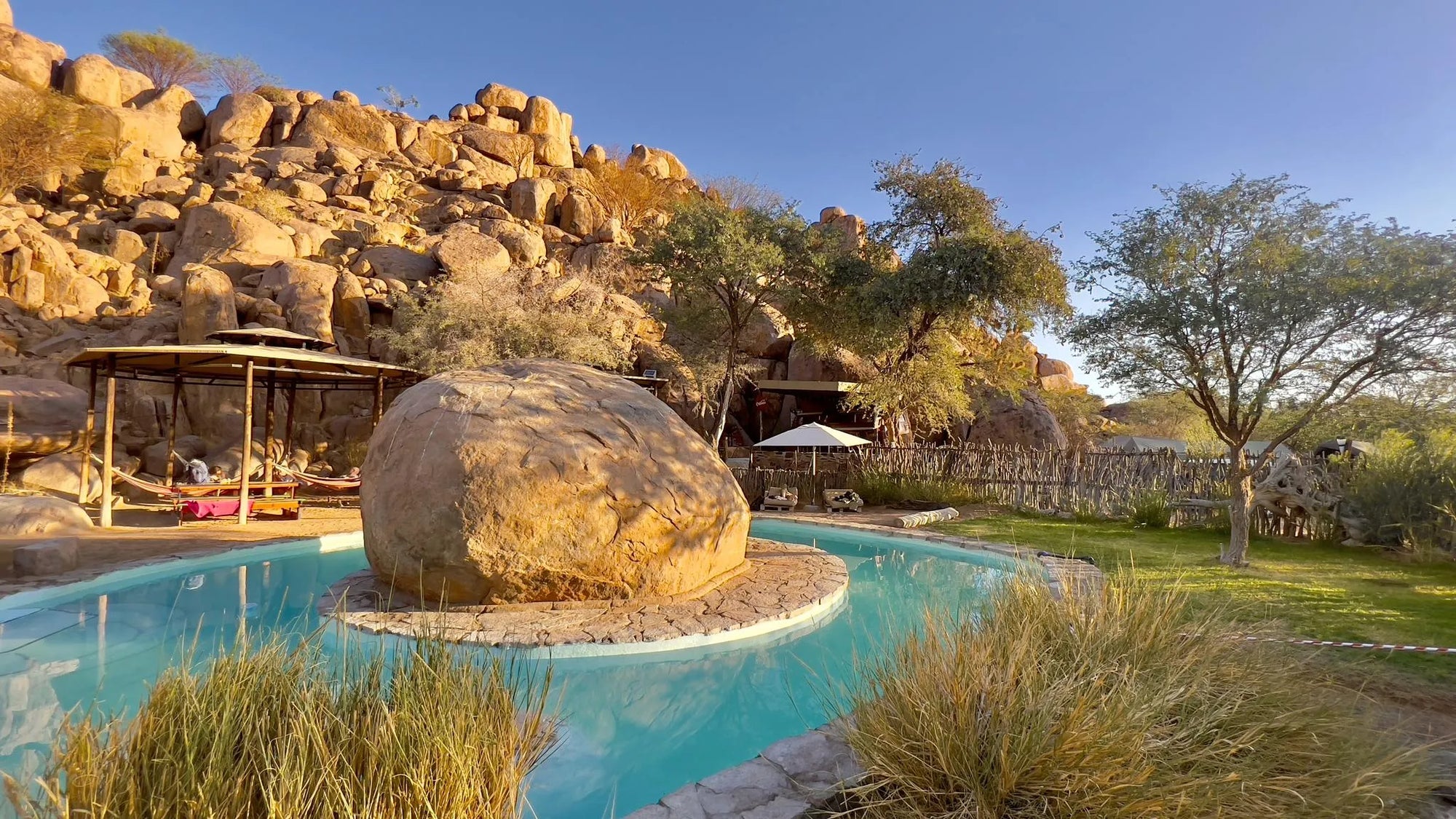 Rock Pool at Madisa Camp, Twyfelfontein, Namibia.