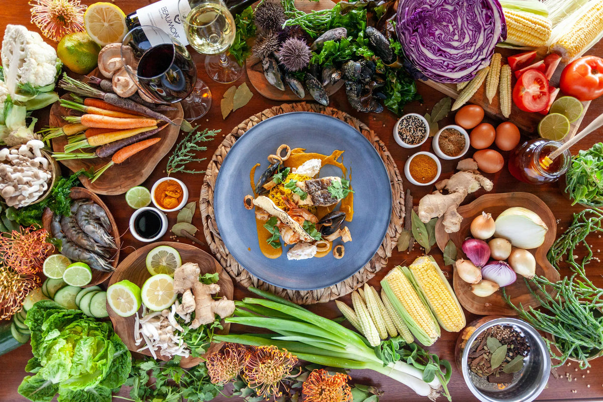 Culinary Delights at Grootbos Private Nature Reserve Garden Lodge, De Kelders, South Africa.