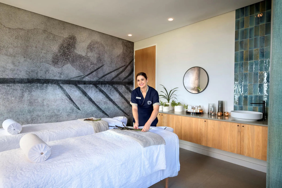 Spa Treatment Room at Grootbos Private Nature Reserve Garden Lodge, De Kelders, South Africa.