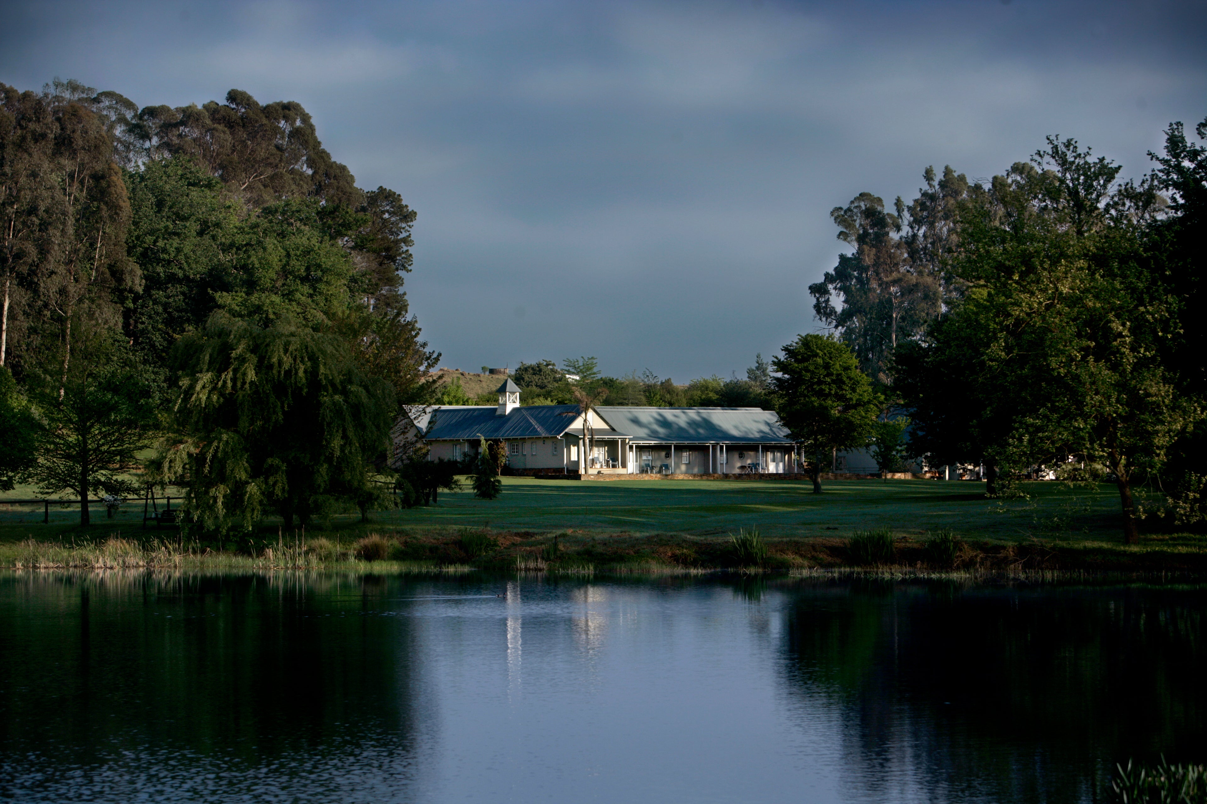 Fordoun Hotel and Spa overloooking the trout dam