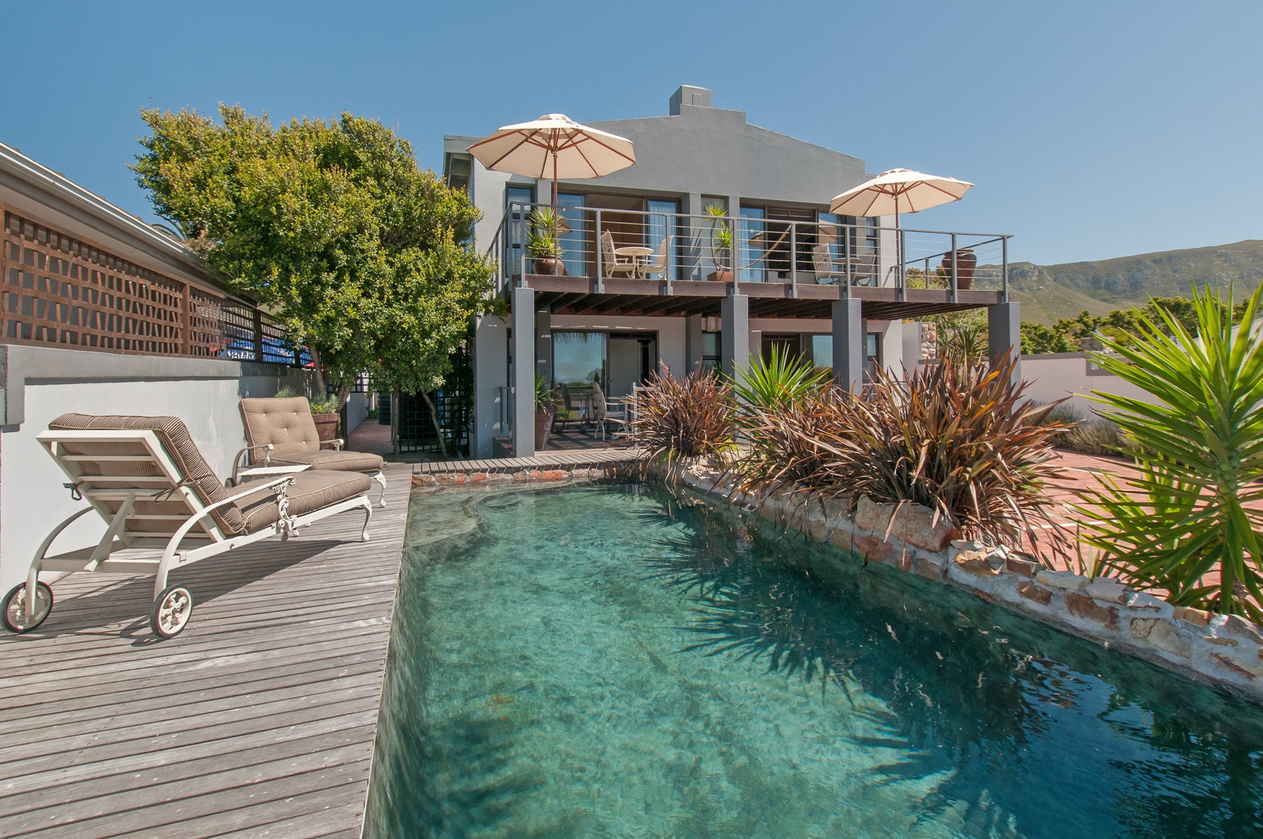 Whale Away Guest House form the Rock Pool