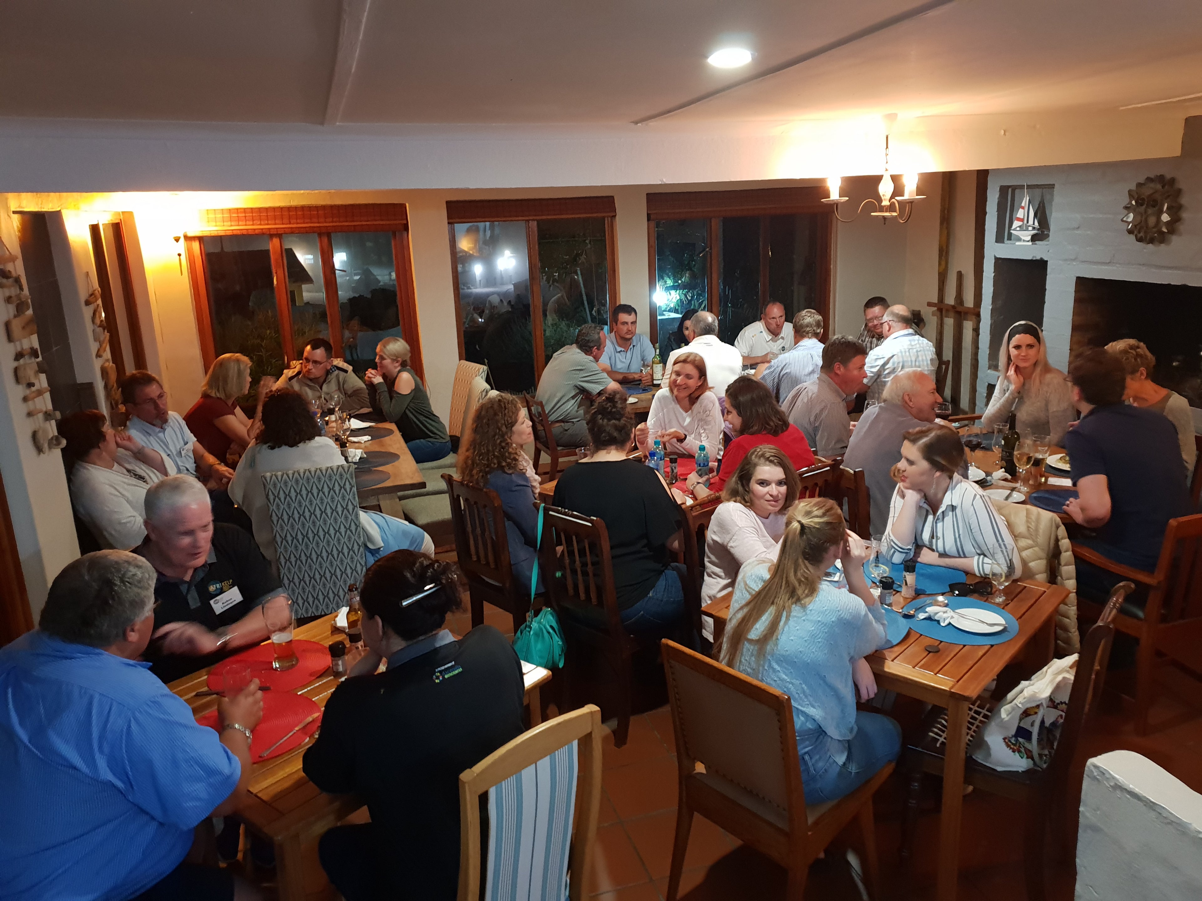 Dinner time, by arrangement