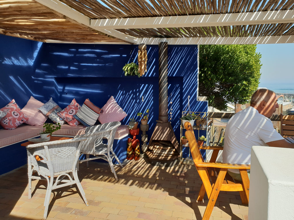 A gentle space  to unwind and watch the ocean