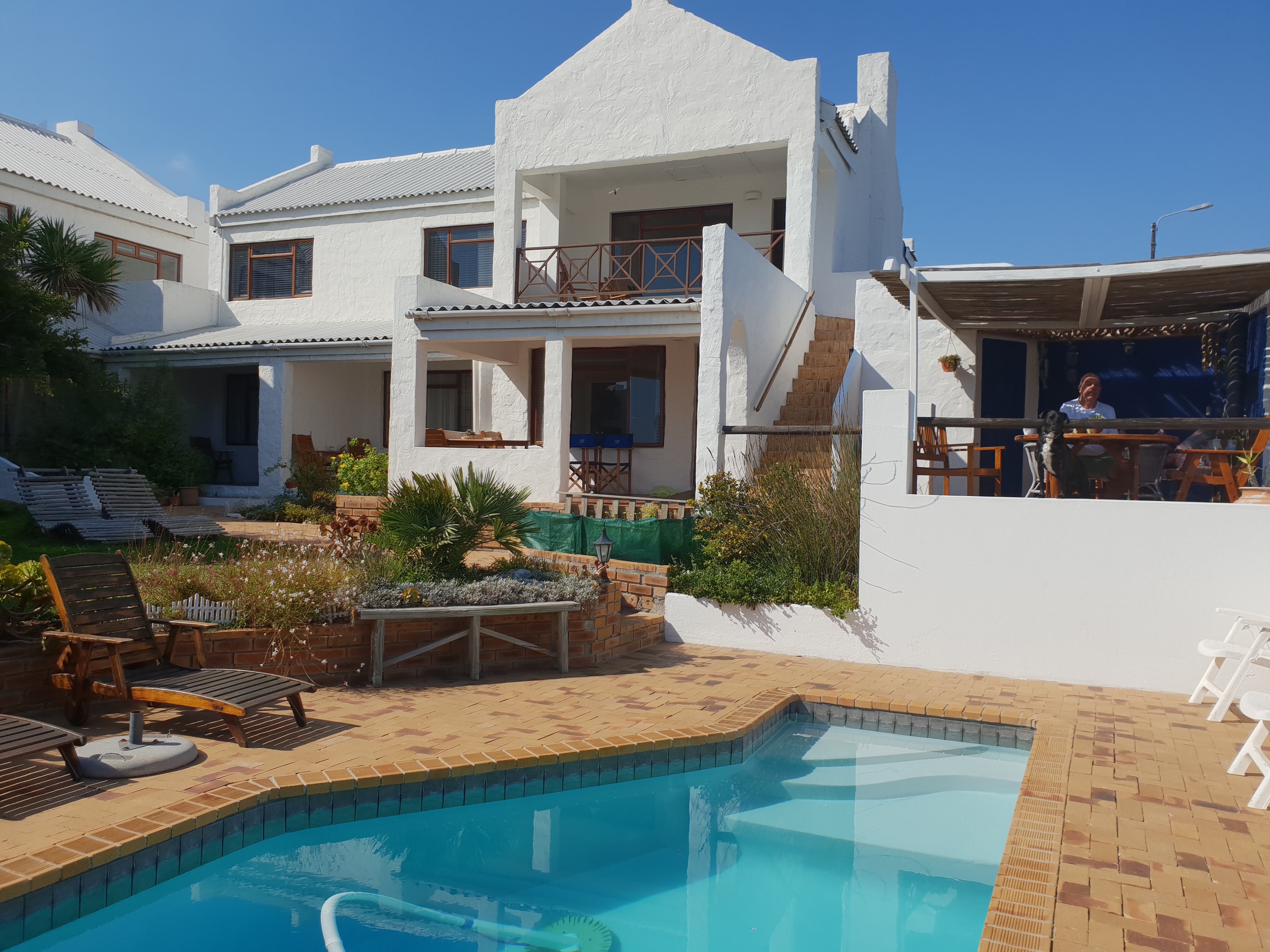 Relax at the pool or on the view deck
