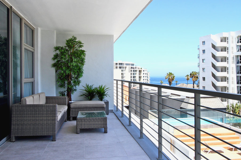 Partial ocean views from the balcony