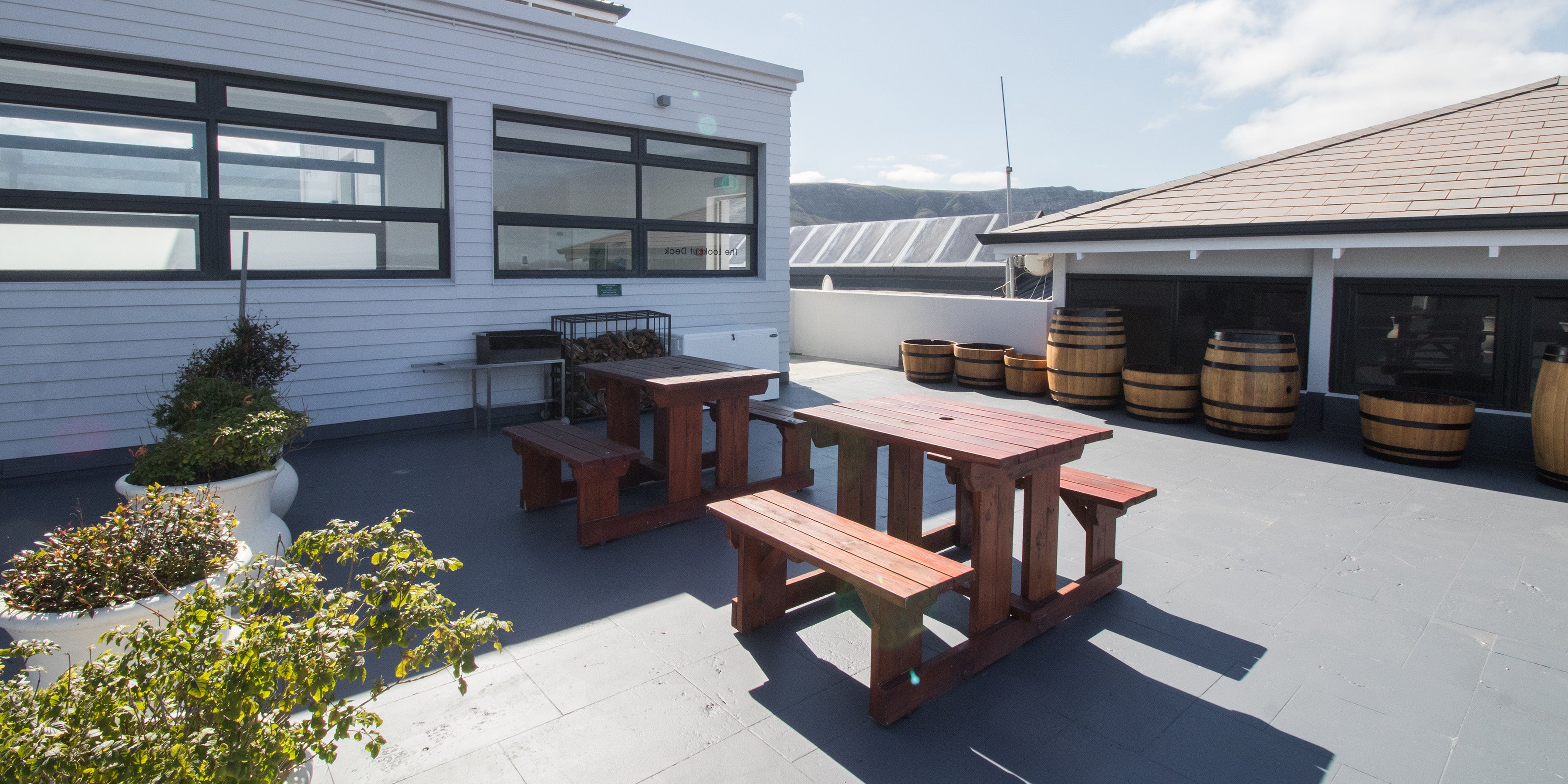 Communal BBQ area