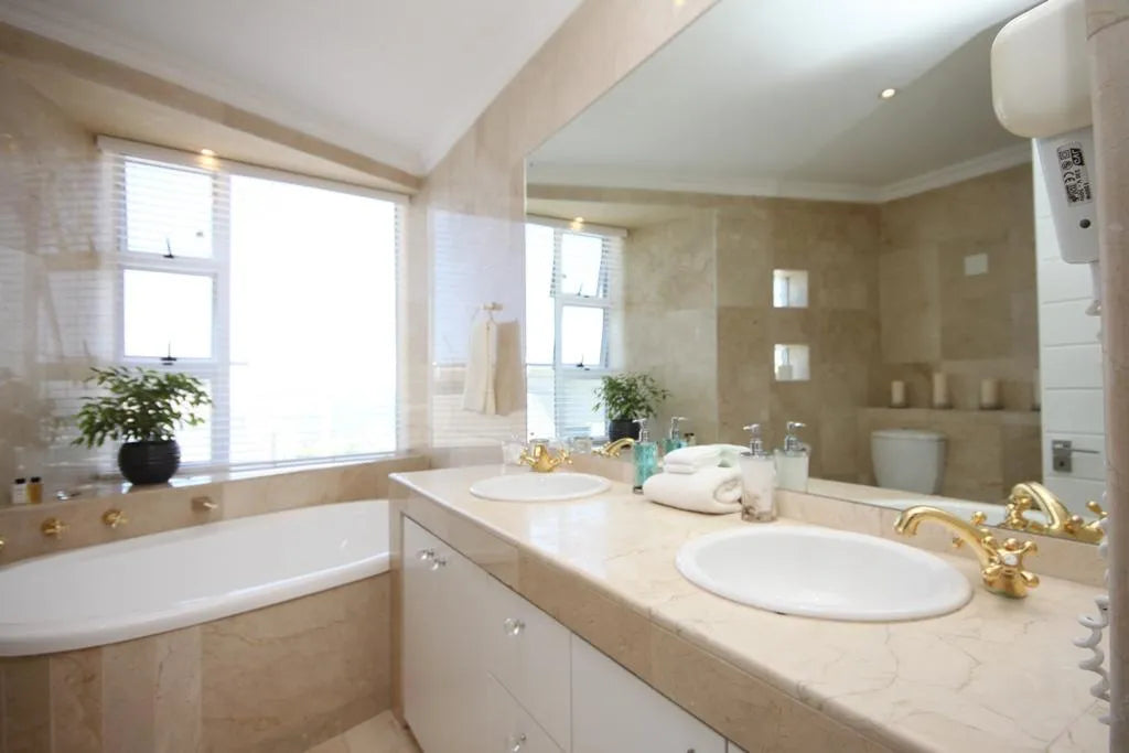 Bathroom at Camps Bay Beach House, Cape Town, South Africa.