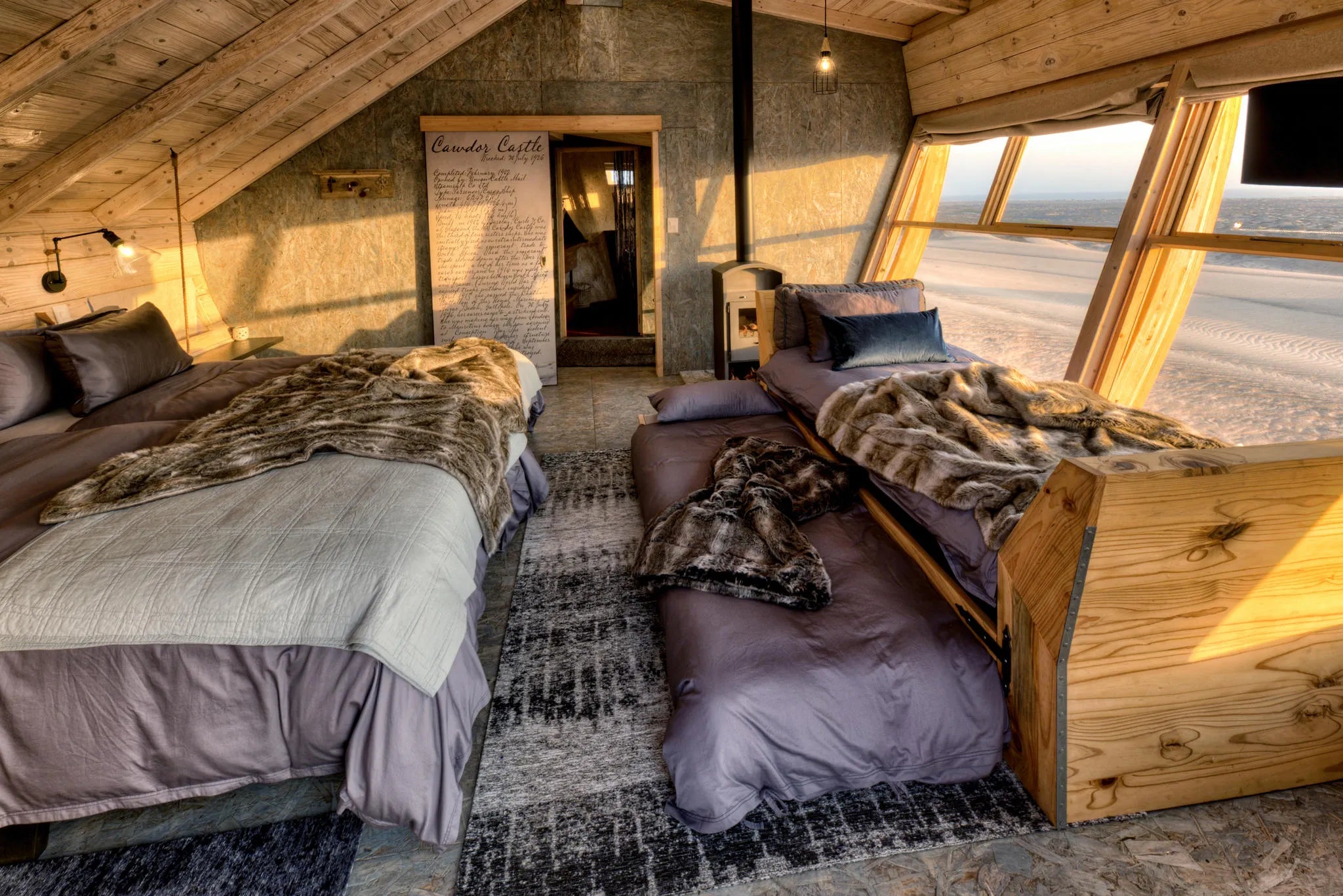 Room at Shipwreck Lodge, Skeleton Coast, Namibia.