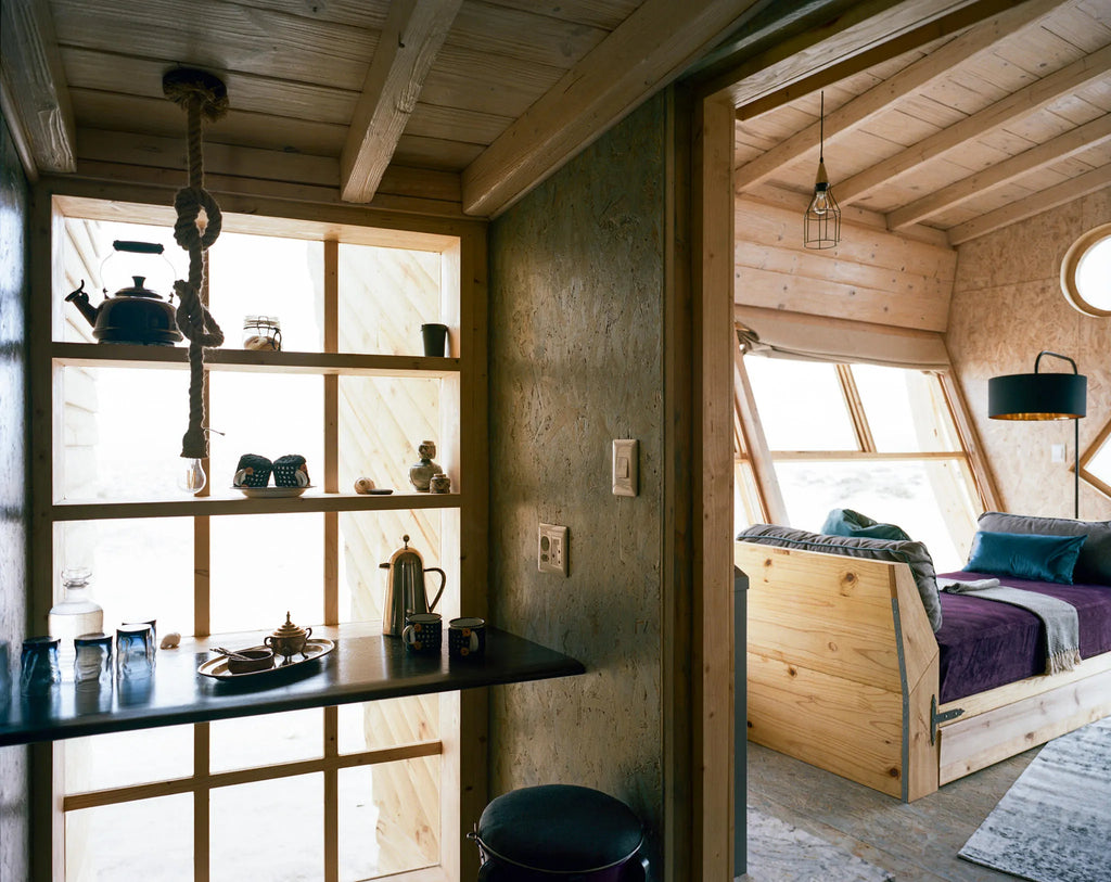 Accomodation & Desk at Shipwreck Lodge, Skeleton Coast, Namibia.