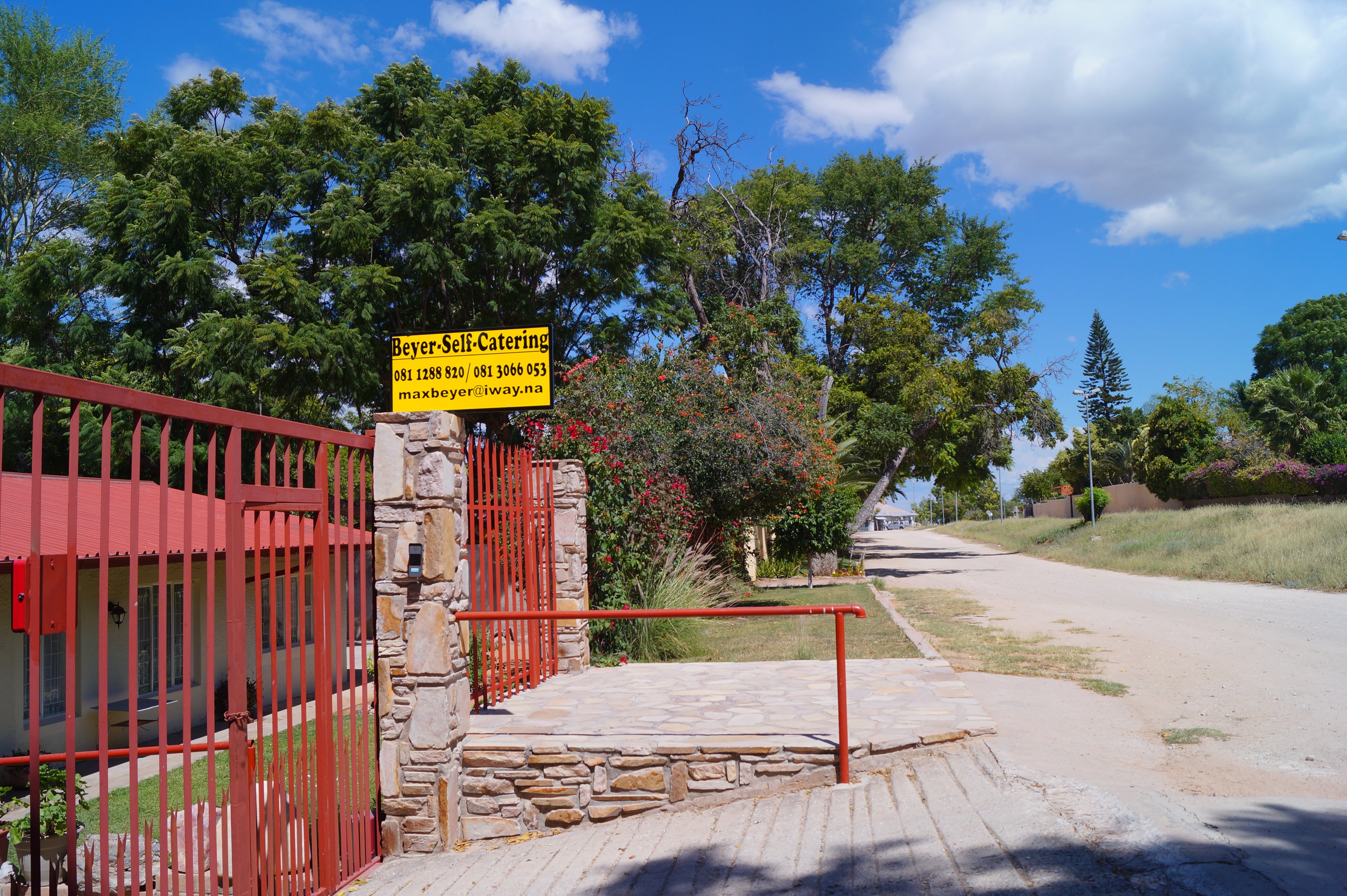 Front entrance gate