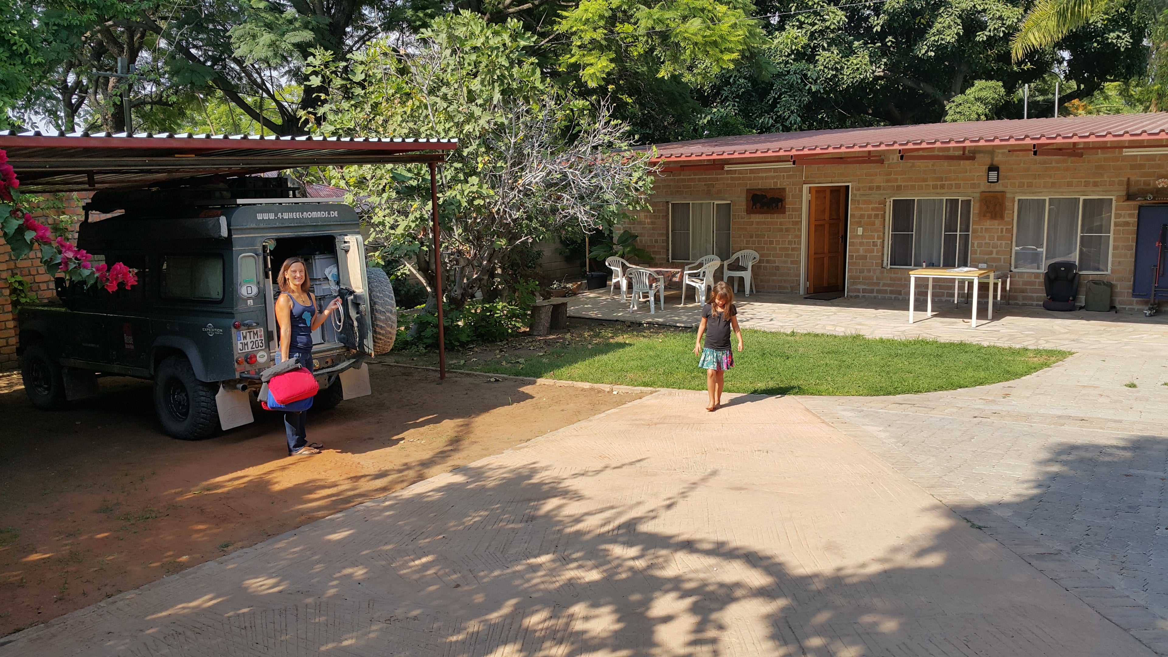 Front View & Parking area