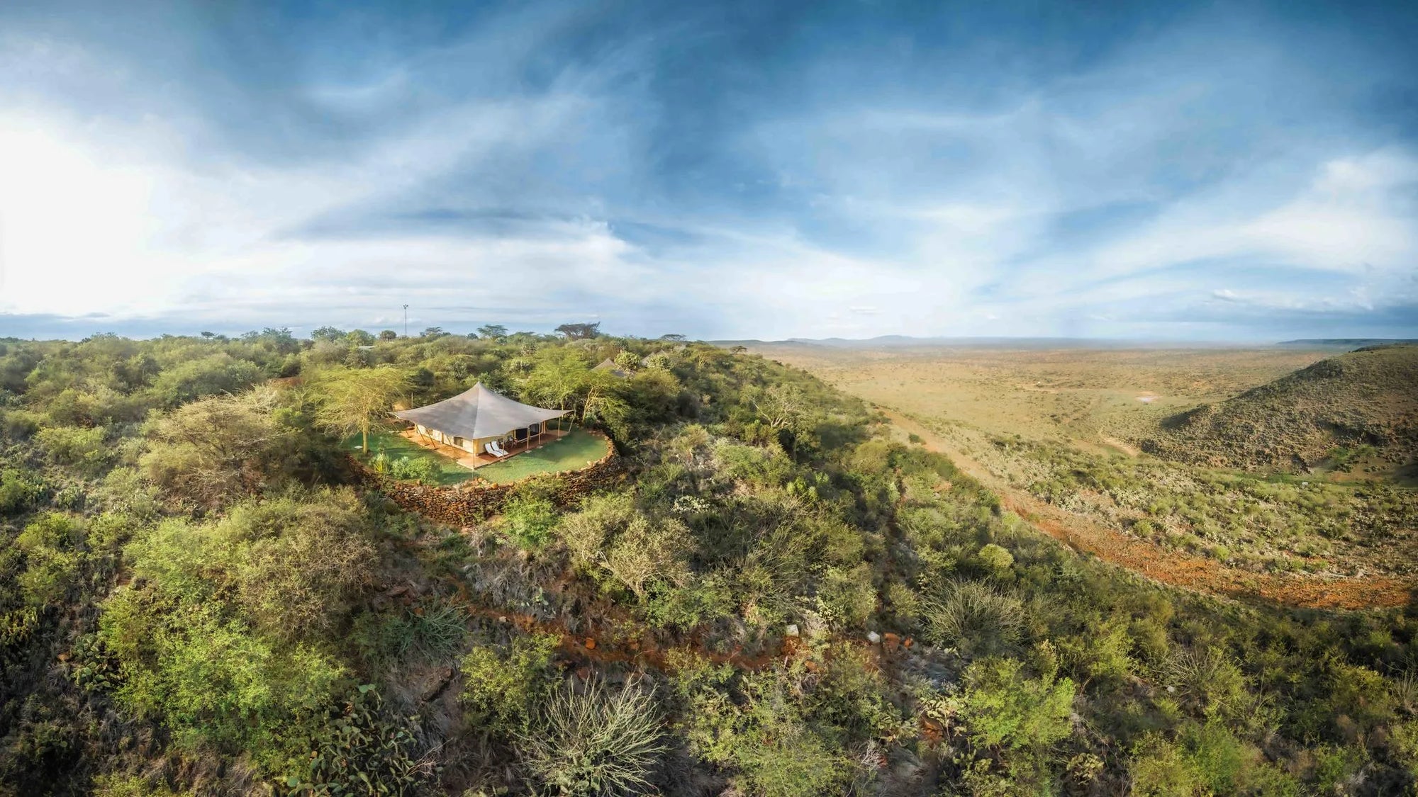Loisaba Tented Camp at Elewana Loisaba Tented Camp, Loisaba Conservancy, Kenya.
