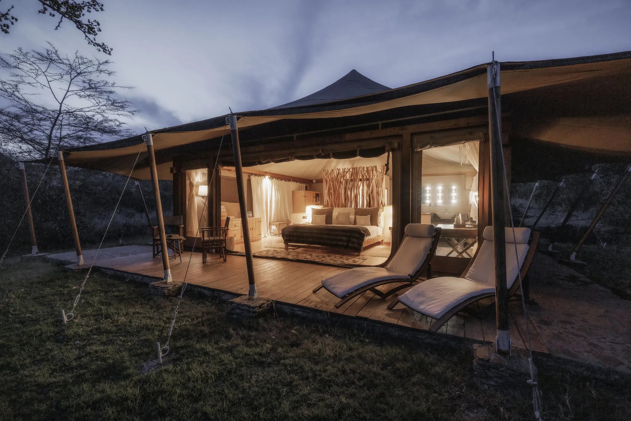 Elewana Loisaba Tented Camp at Elewana Loisaba Tented Camp, Loisaba Conservancy, Kenya.