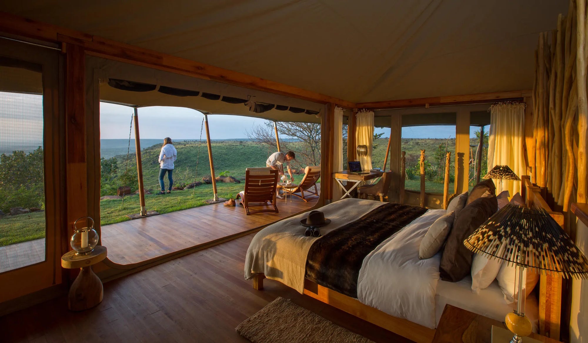 Elewana Loisaba Tented Camp at Elewana Loisaba Tented Camp, Loisaba Conservancy, Kenya.
