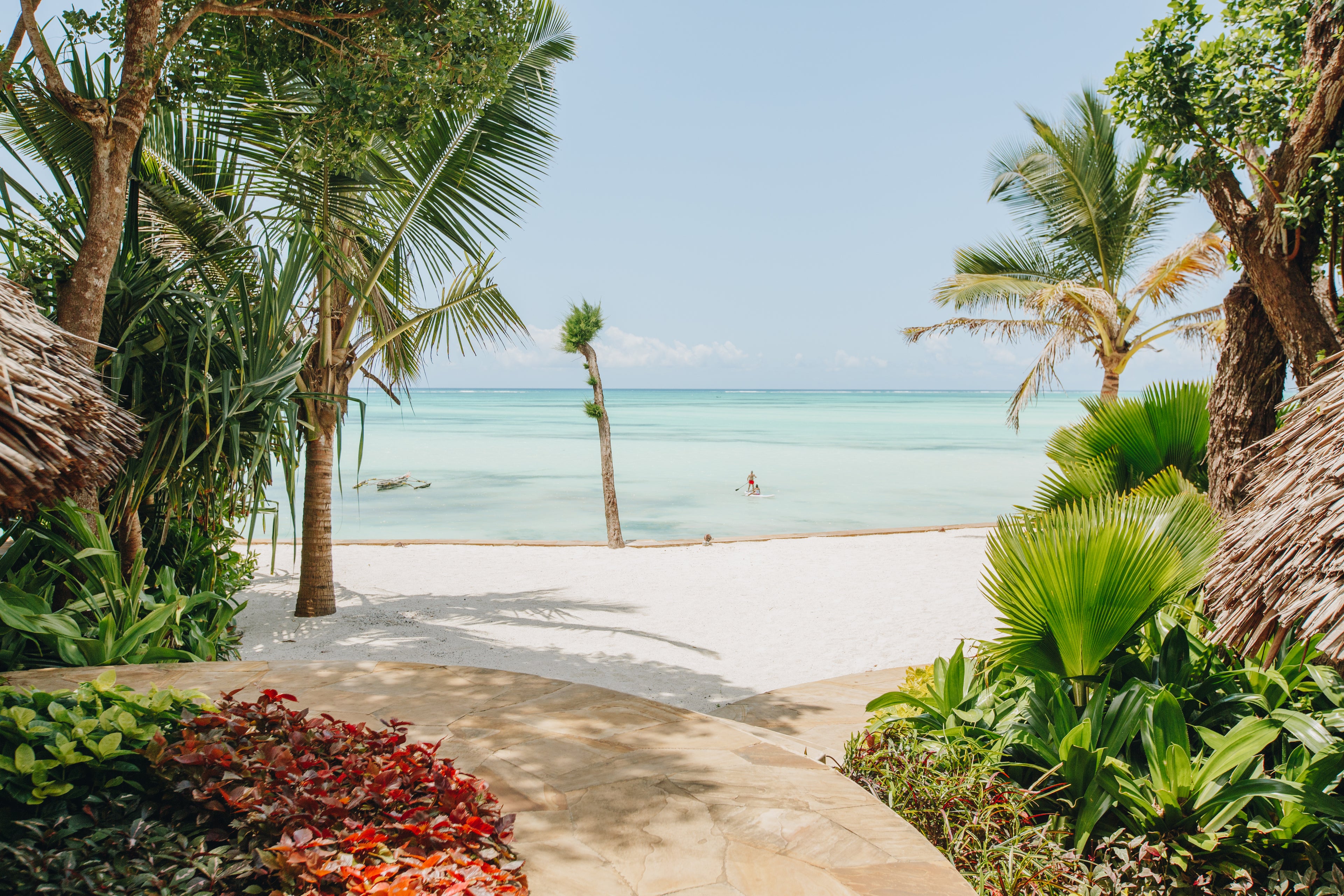 Ocean view + tropical garden