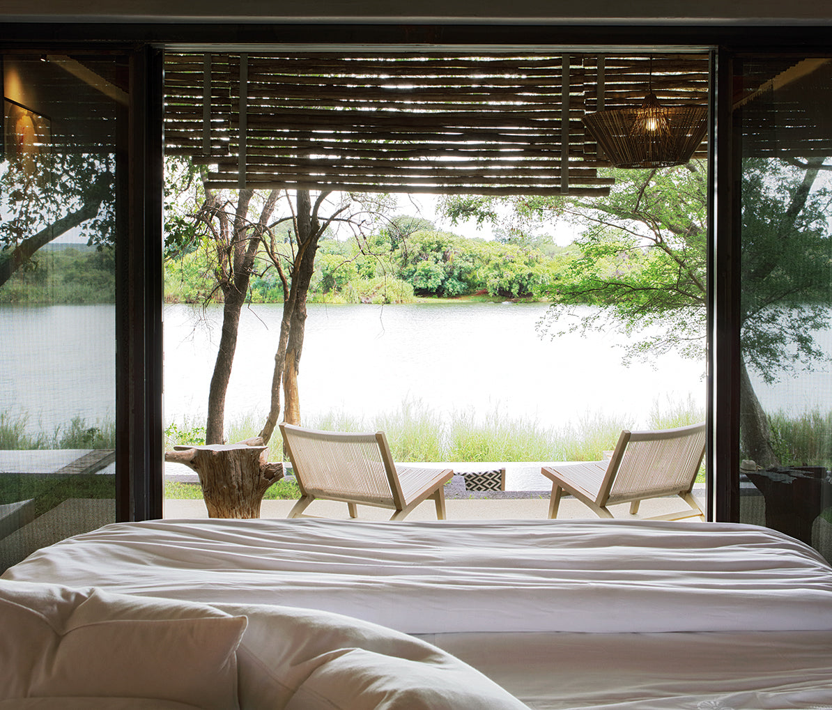 Matetsi River House Bedroom Views