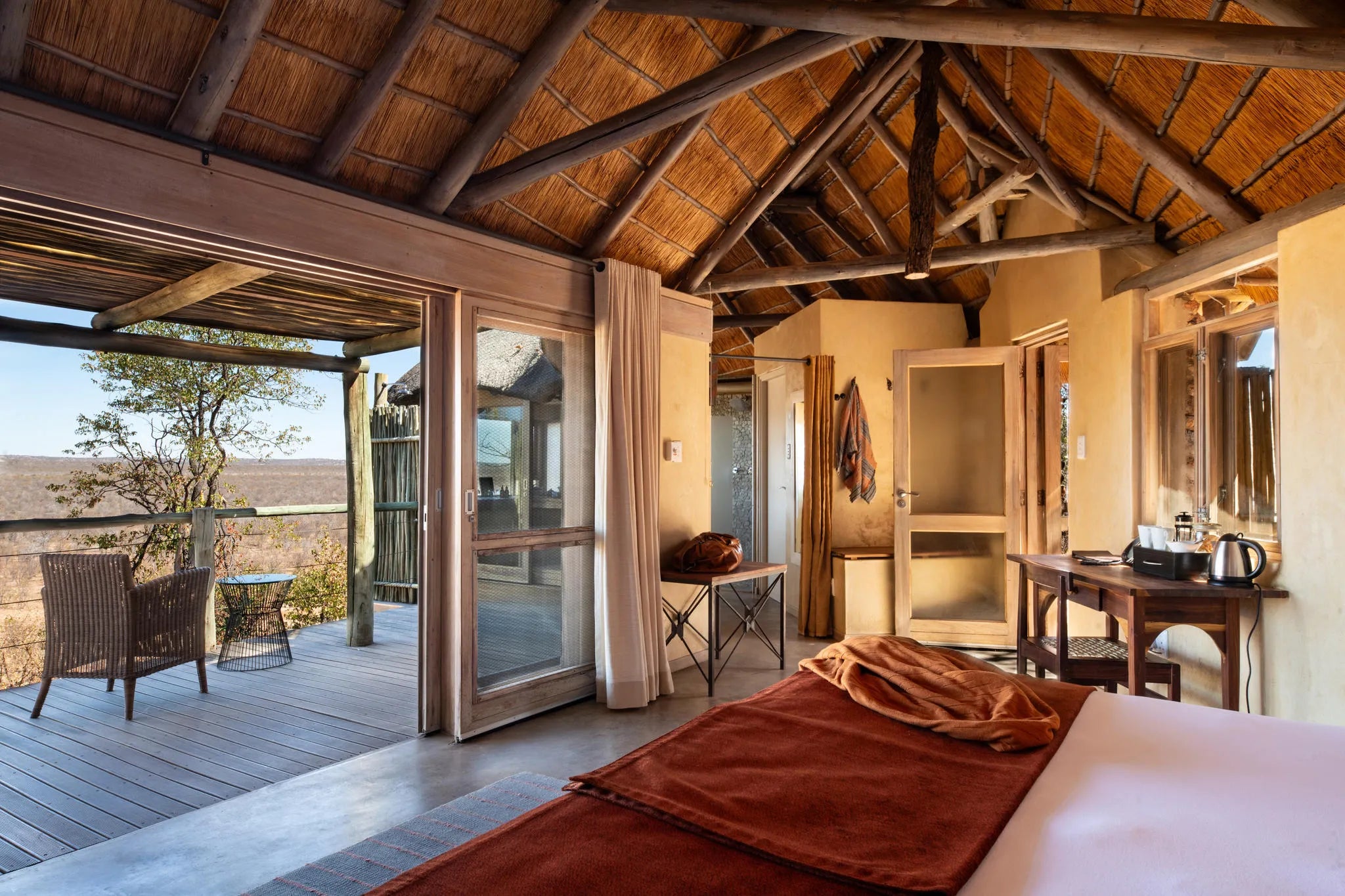 Ongava Lodge at Ongava Lodge, Ongava Private Game Reserve, Namibia.