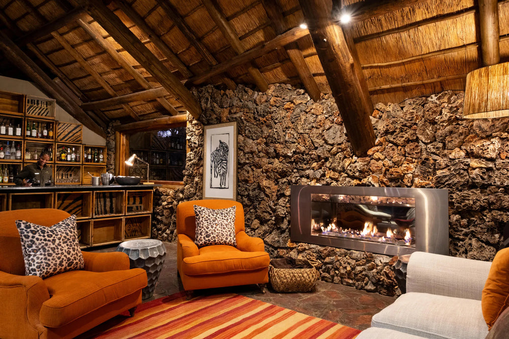 Ongava Lodge at Ongava Lodge, Ongava Private Game Reserve, Namibia.