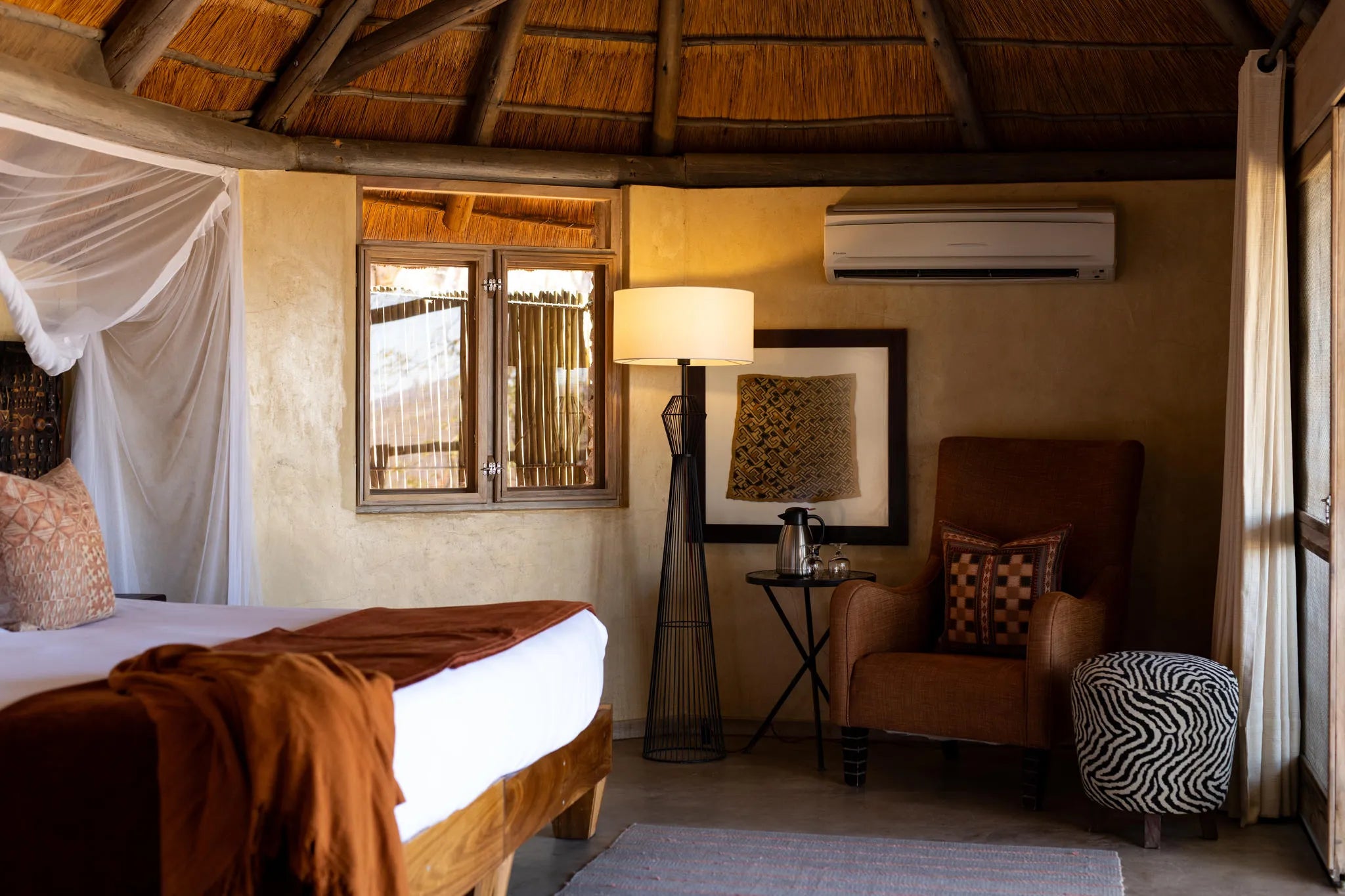 Ongava Lodge at Ongava Lodge, Ongava Private Game Reserve, Namibia.