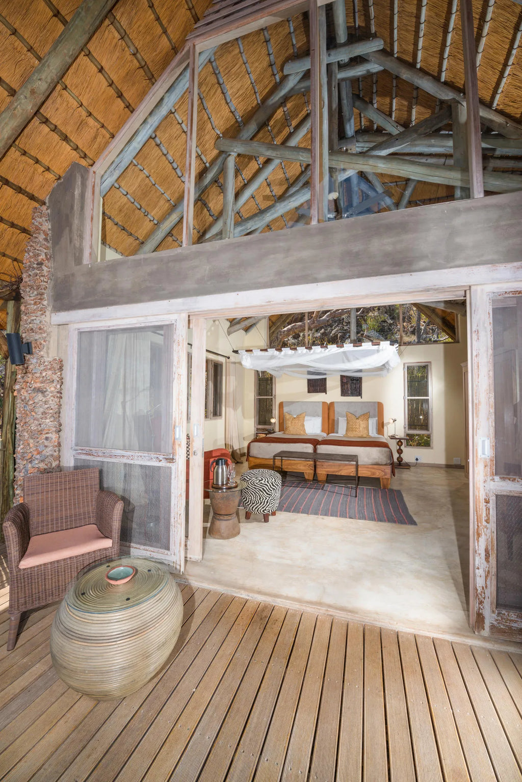 Ongava Lodge at Ongava Lodge, Ongava Private Game Reserve, Namibia.