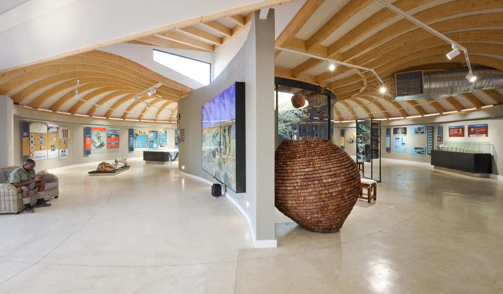 ORC Visitor Centre at Ongava Lodge, Ongava Private Game Reserve, Namibia.