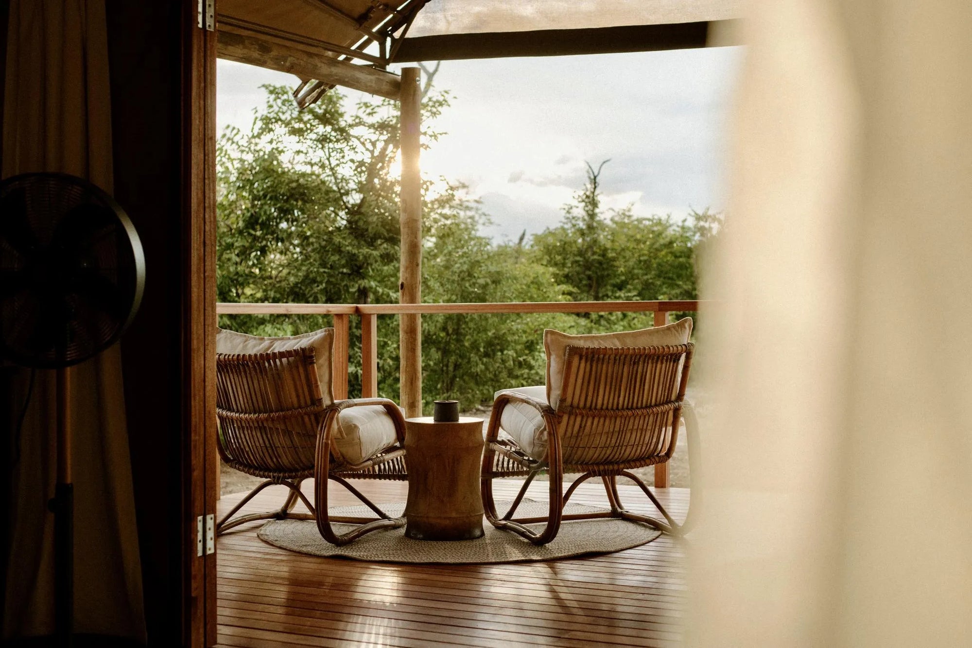 Encounter by Ongava Guest Tent at Encounter by Ongava, Ongava Private Game Reserve, Namibia.