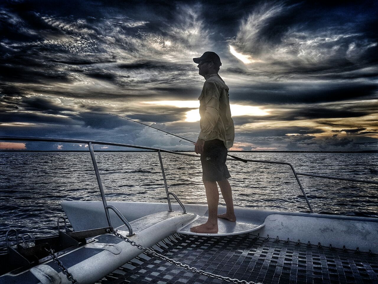 Sunset from Situ II fishing boat