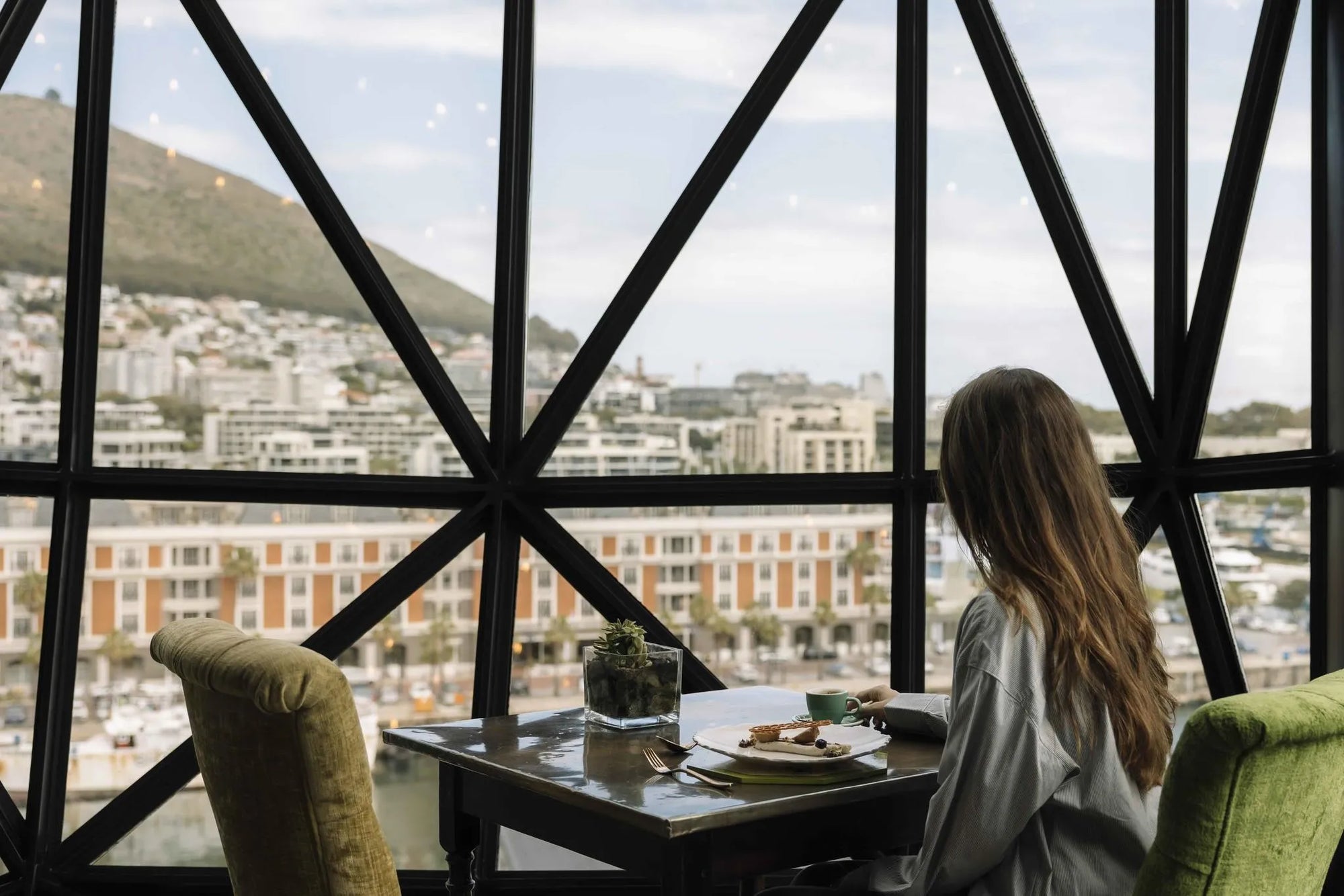The Granary Café at The Silo Hotel, Cape Town, South Africa.