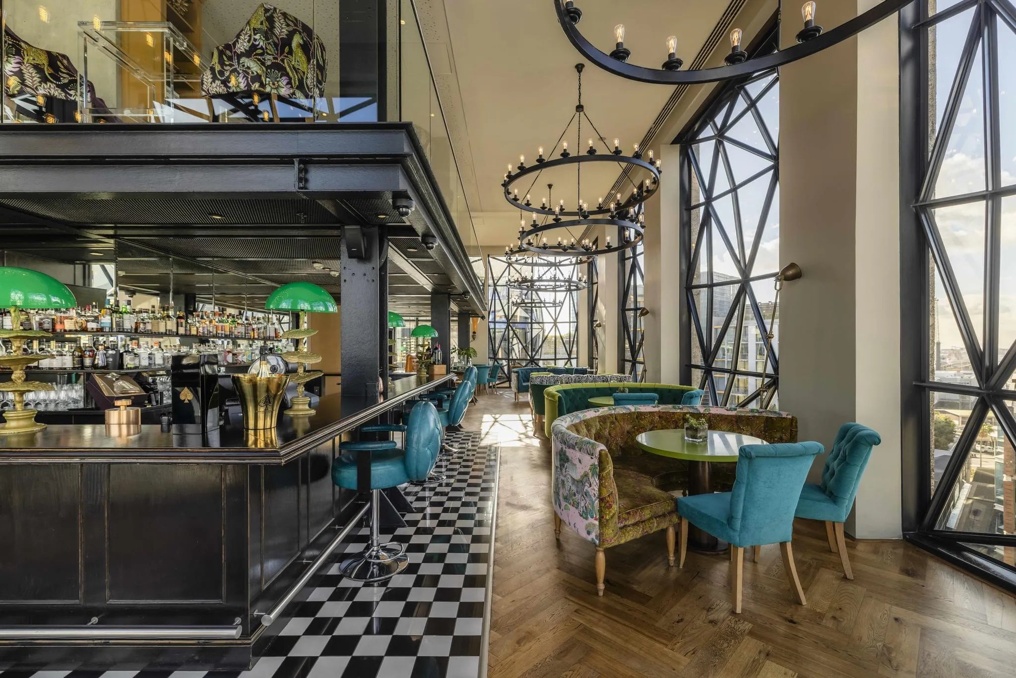 The Willaston Bar at The Silo Hotel, Cape Town, South Africa.