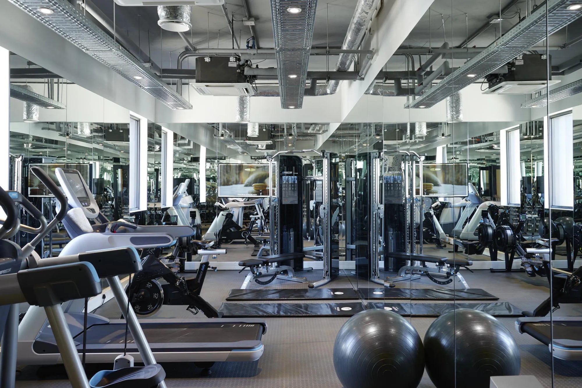 The Silo Gym at The Silo Hotel, Cape Town, South Africa.