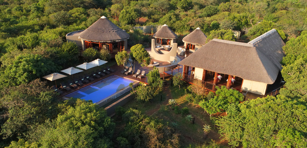 Aerial view of main area
