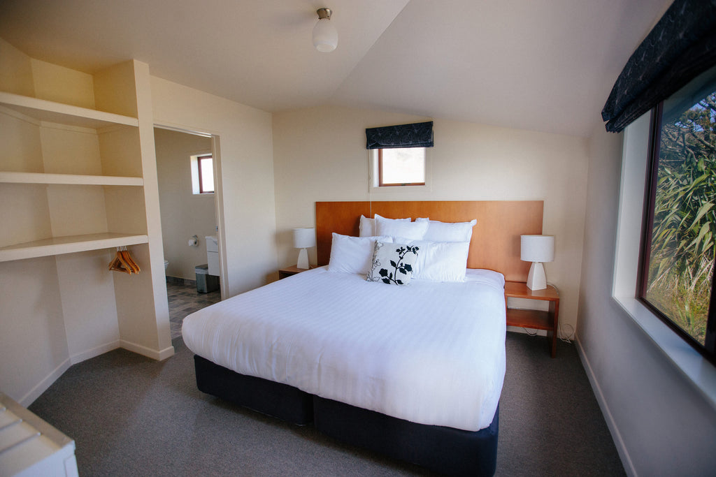 Two bed chalet bedroom