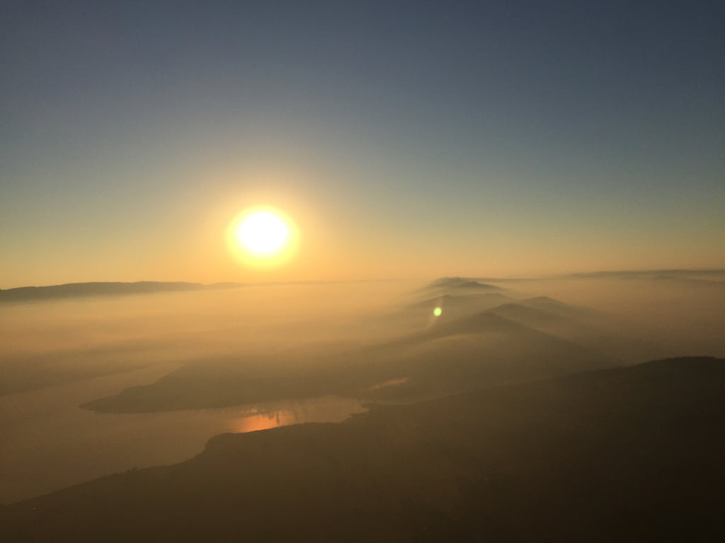 An exquisite sunrise from the basket with Life Ballooning