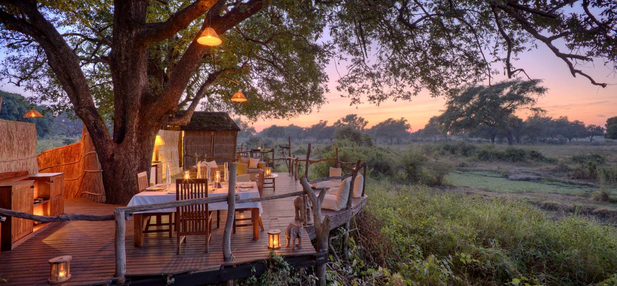 Dining and view from the Treehouse
