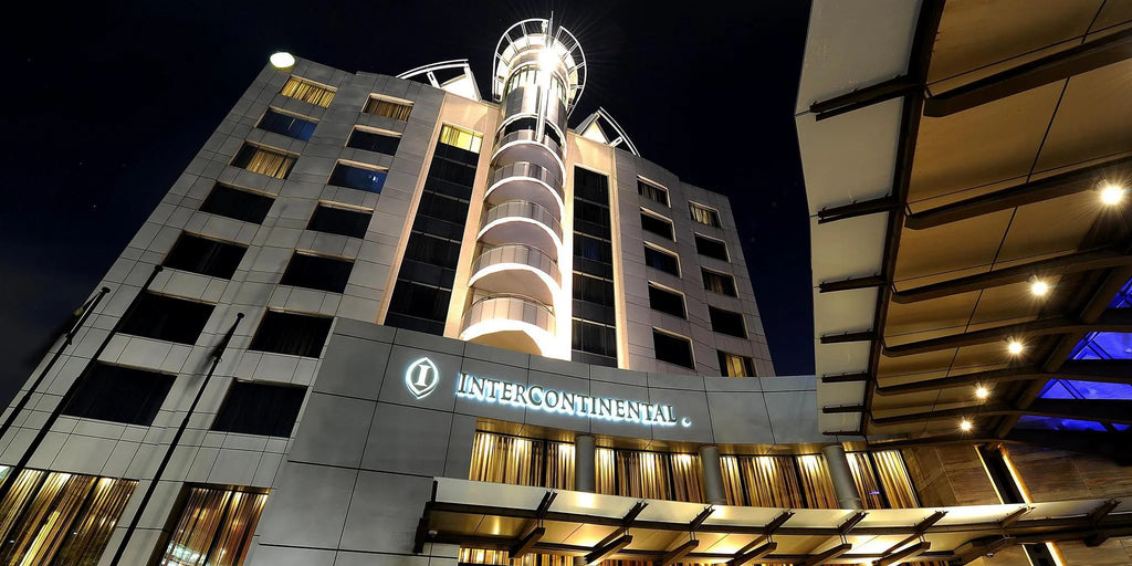 Hotel Exterior at InterContinental Johannesburg O.R. Tambo Airport, Johannesburg, South Africa.