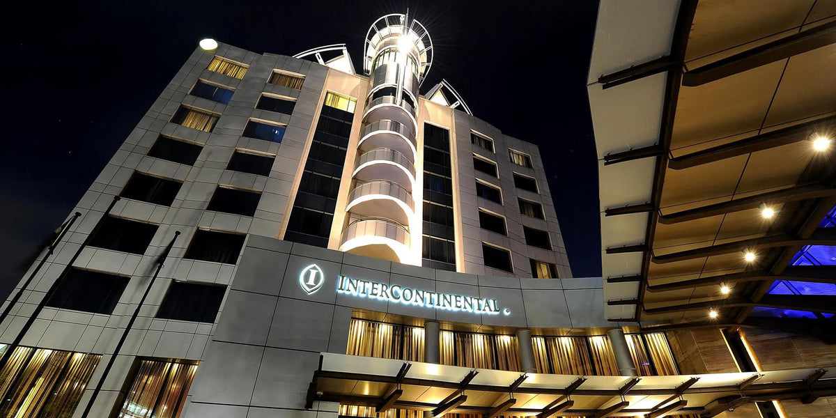 Hotel Exterior at InterContinental Johannesburg O.R. Tambo Airport, Johannesburg, South Africa.