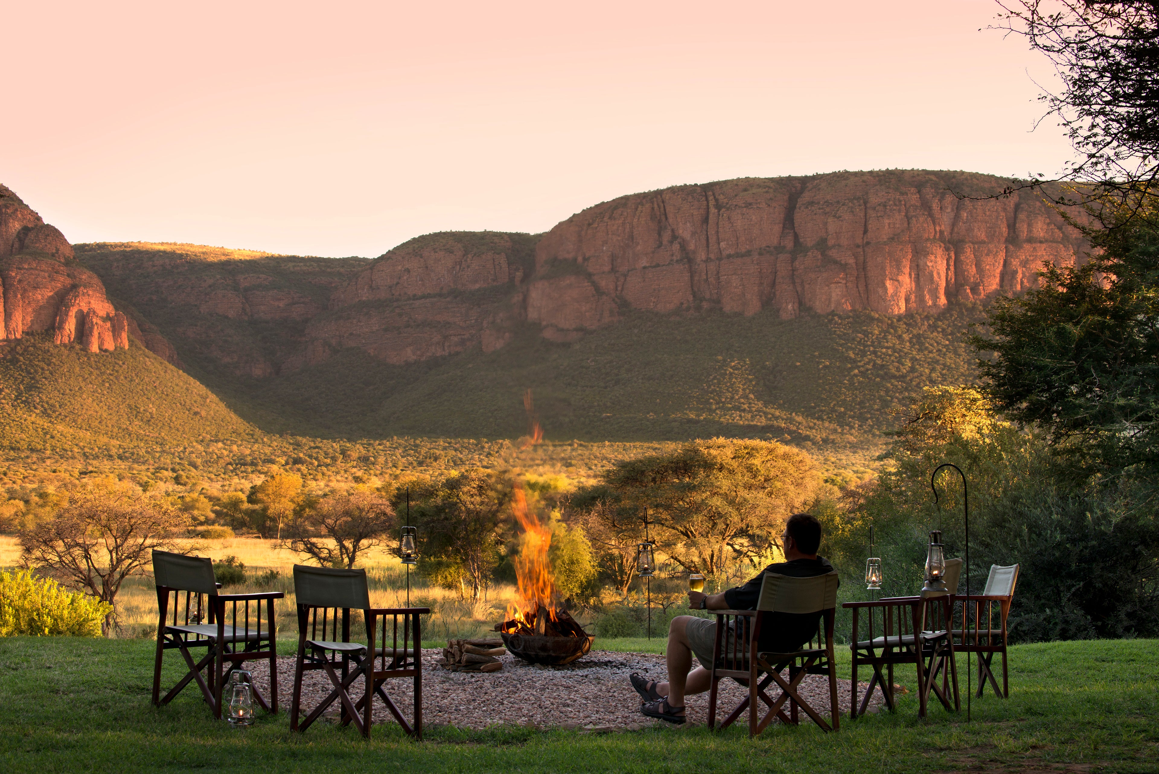 Quiet reflection is easy with a view like this, and the space to enjoy it