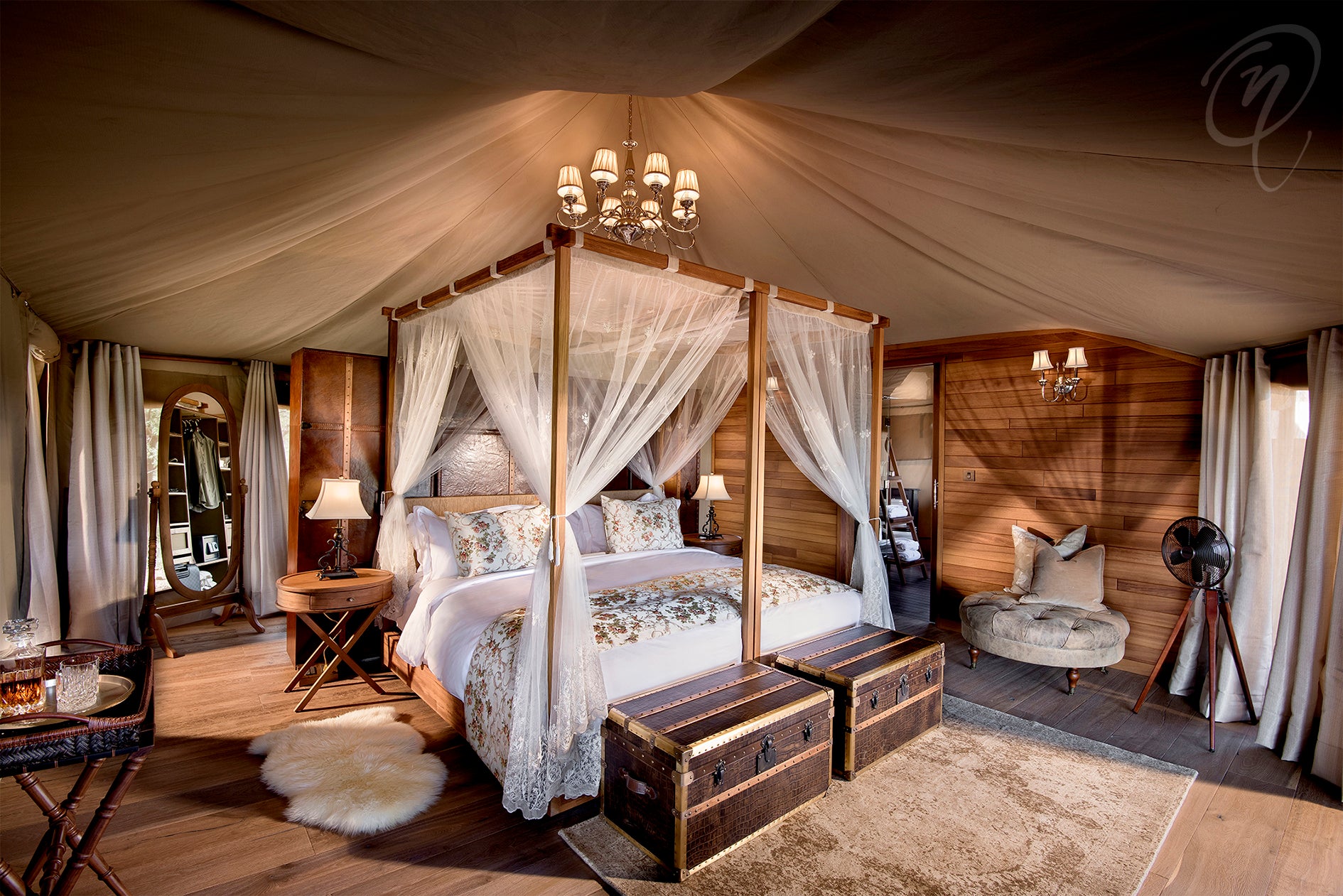 Luxury Family Tent Bedroom