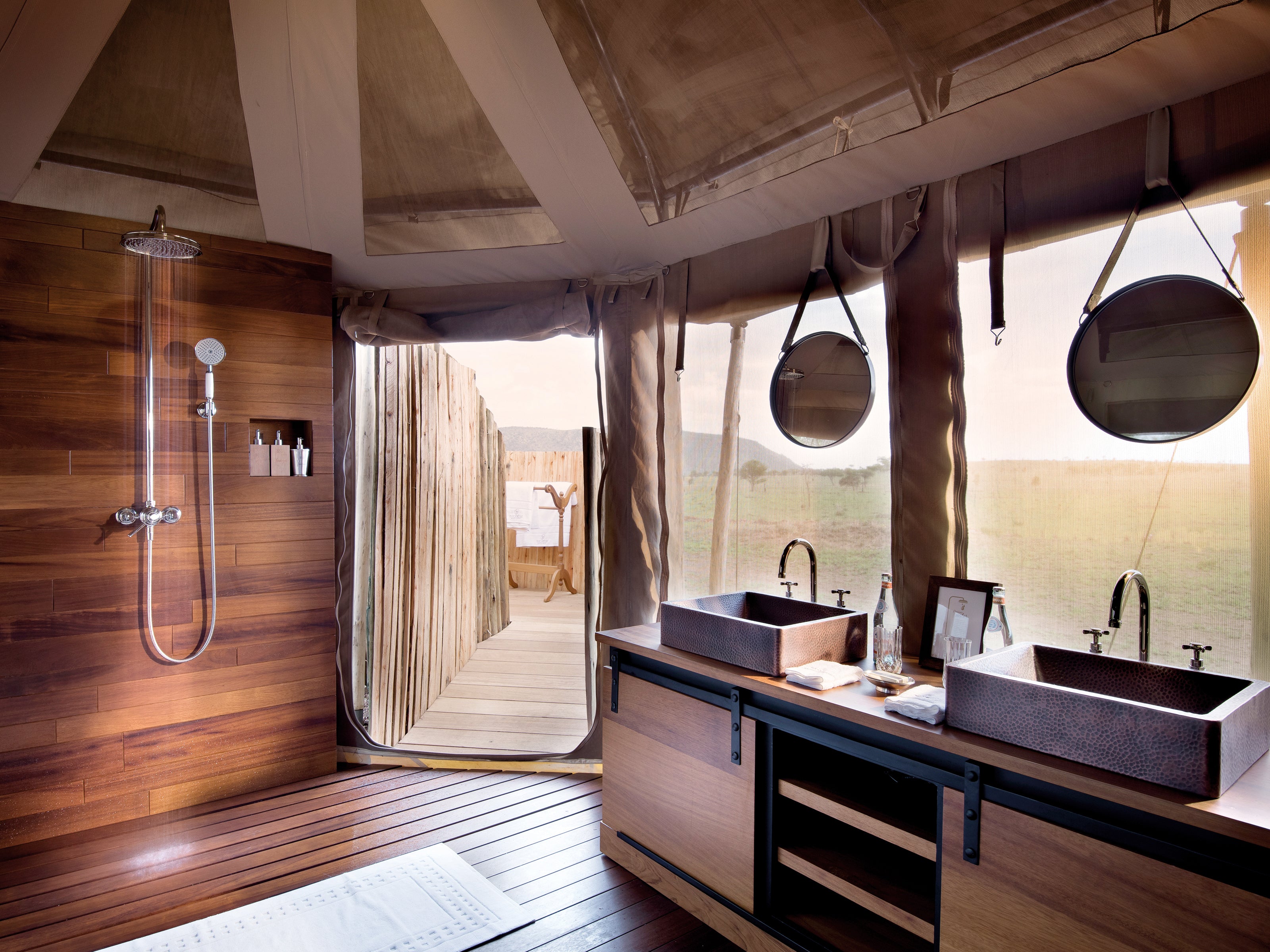 Luxury Tent En-suite Bathroom