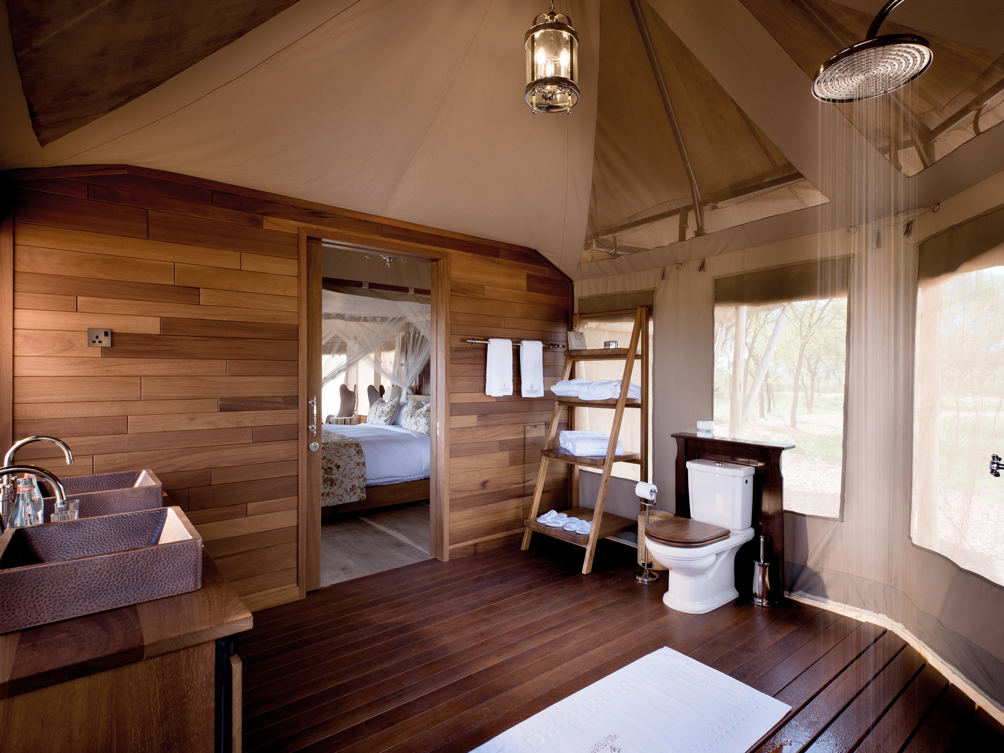 Luxury Tent En-suite Bathroom