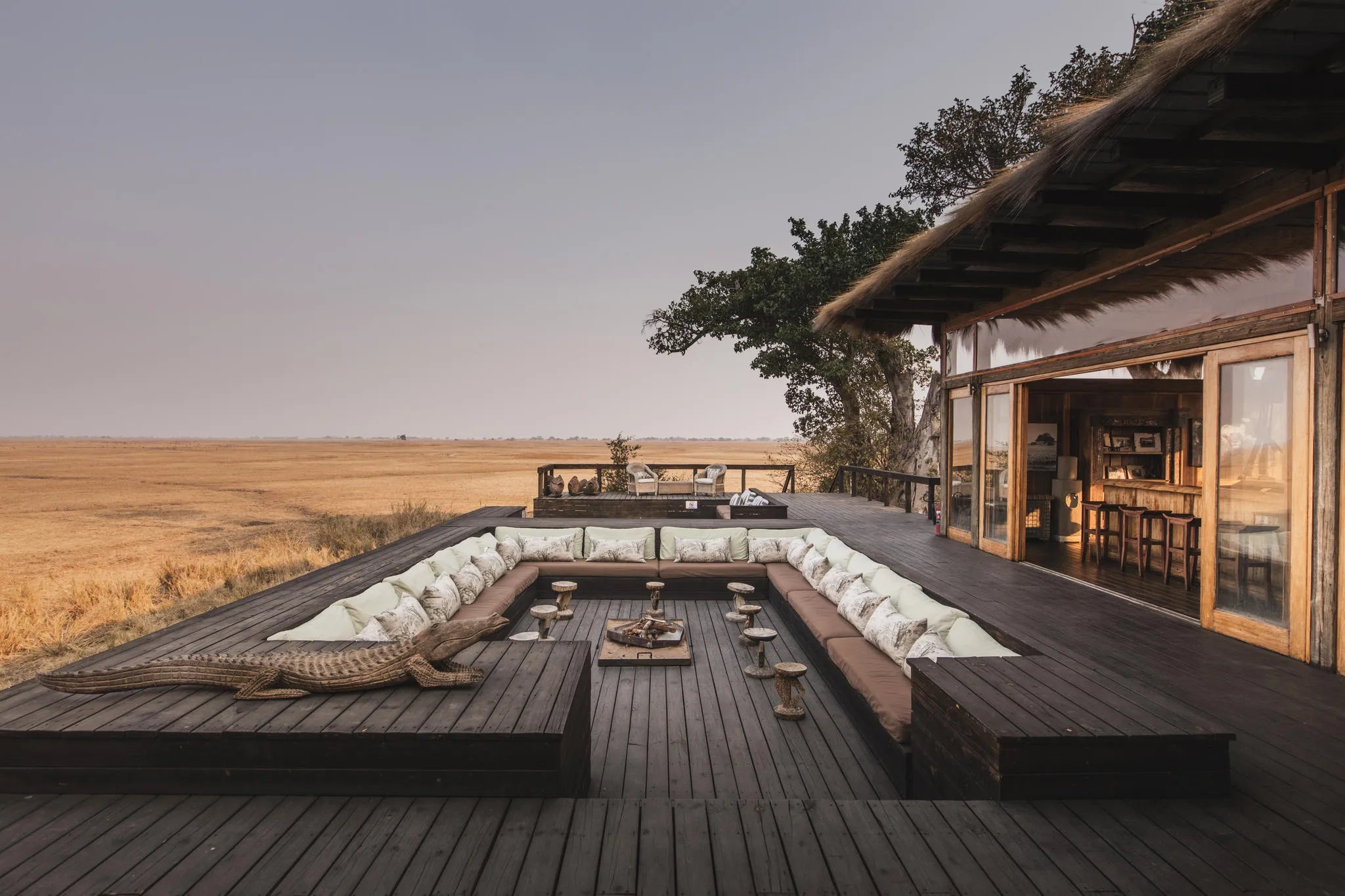 Wilderness Shumba Camp at Wilderness Shumba, Busanga Plains, Zambia.