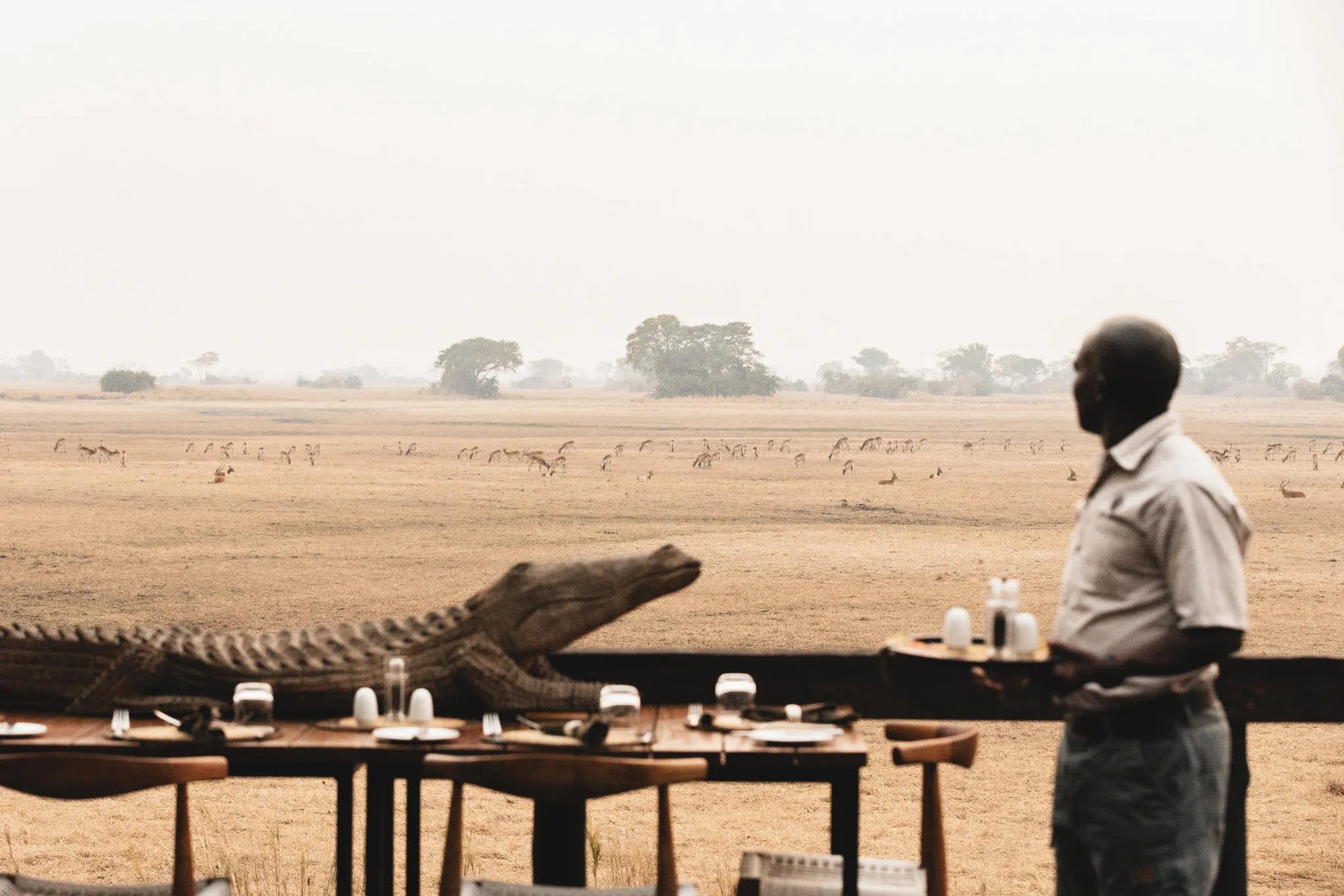 Wilderness Shumba Camp at Wilderness Shumba, Busanga Plains, Zambia.