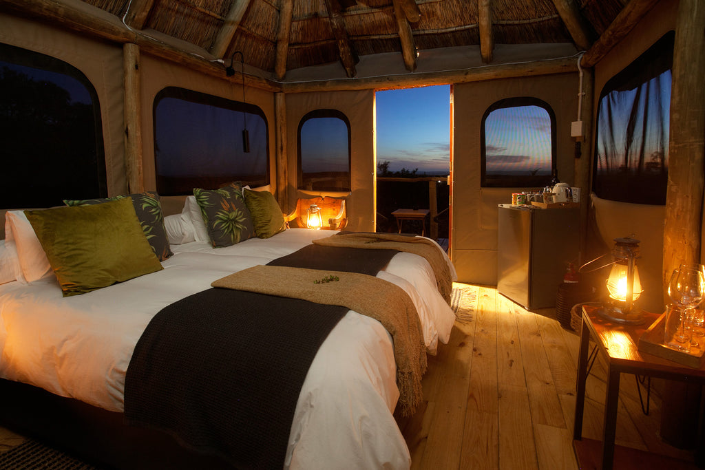 Luxury Glaming Tent Interior