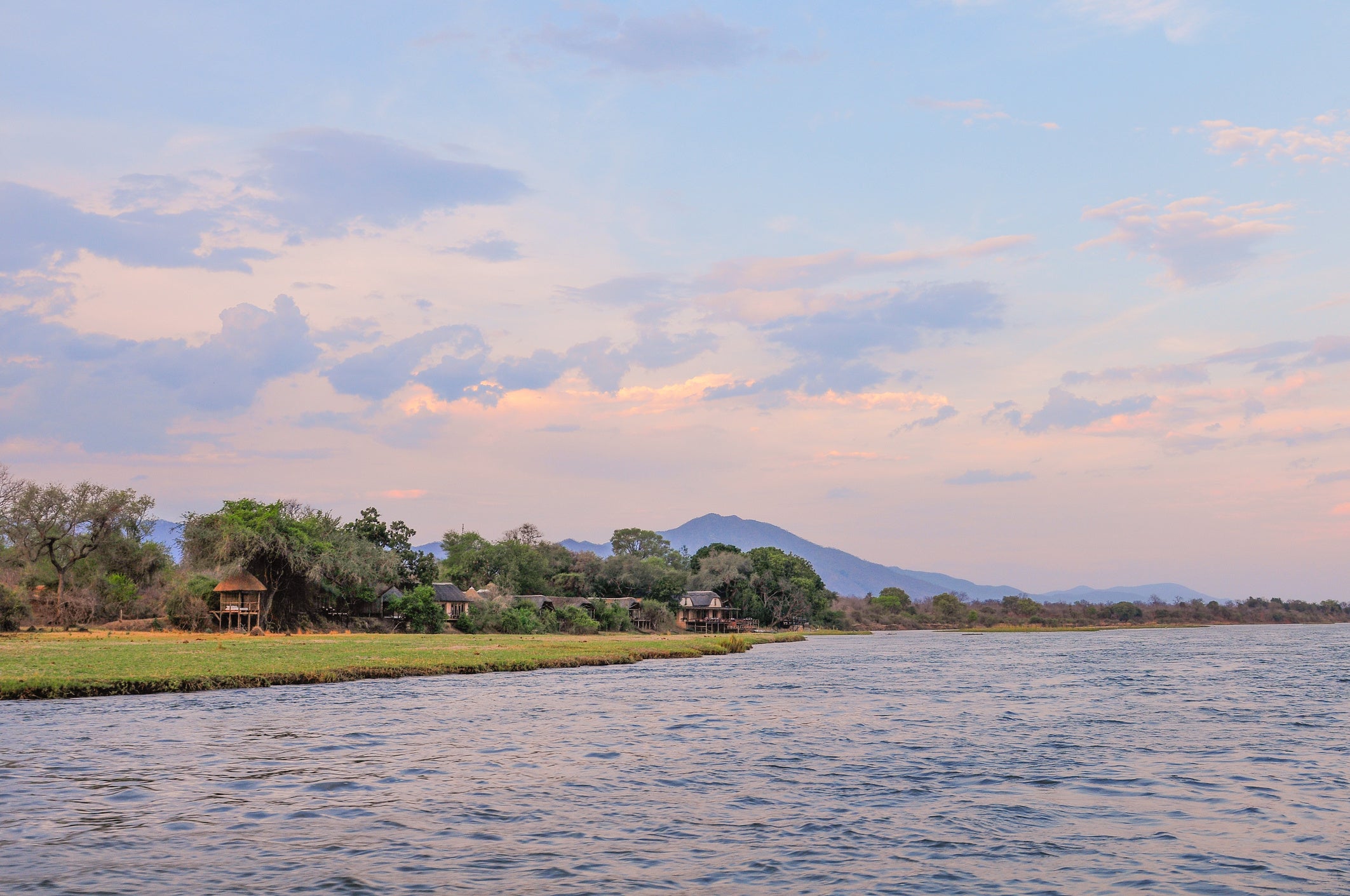 The Lodge - view from river