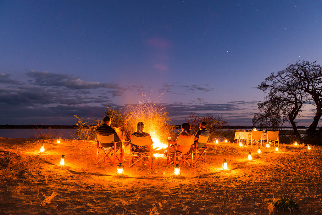 Bush dinner campfire