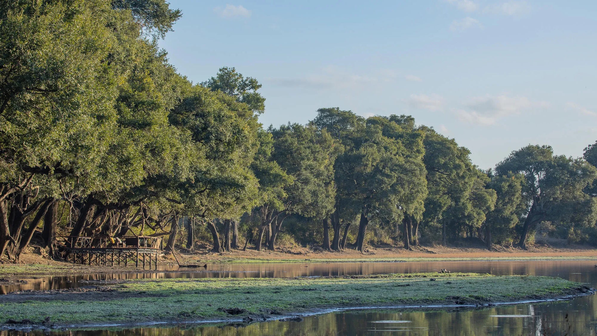 Big Lagoon Camp at Big Lagoon Camp, South Luangwa National Park, Zambia.